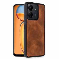 Newface Xiaomi Redmi 13c Kılıf Aras Deri Kapak - Taba Newface Xiaomi Redmi 13c Kılıf Aras Deri Kapak - Taba