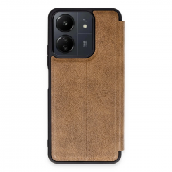 Newface Xiaomi Redmi 13c Kılıf Flip Cover - Taba Newface Xiaomi Redmi 13c Kılıf Flip Cover - Taba