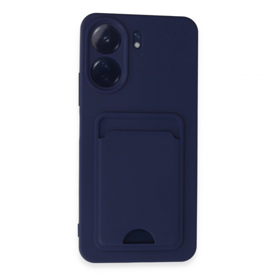 Newface Xiaomi Redmi 13c Kılıf Kelvin Kartvizitli Silikon - Lacivert