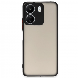 Newface Xiaomi Redmi 13c Kılıf Montreal Silikon Kapak - Siyah Newface Xiaomi Redmi 13c Kılıf Montreal Silikon Kapak - Siyah