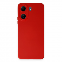 Newface Xiaomi Redmi 13c Kılıf Nano İçi Kadife Silikon - Kırmızı Newface Xiaomi Redmi 13c Kılıf Nano İçi Kadife Silikon - Kırmızı