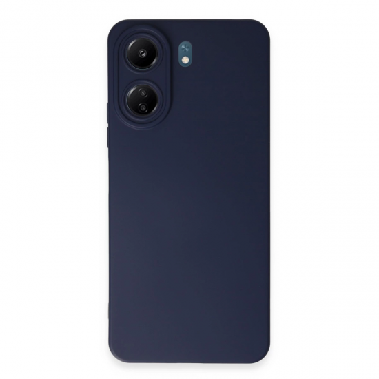 Newface Xiaomi Redmi 13c Kılıf Nano İçi Kadife Silikon - Lacivert