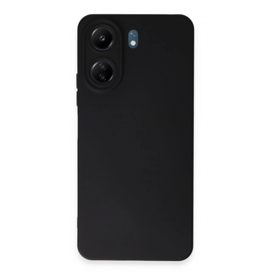 Newface Xiaomi Redmi 13c Kılıf Nano İçi Kadife Silikon - Siyah