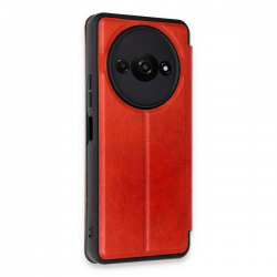Newface Xiaomi Redmi A3 4g Kılıf Flip Cover - Kırmızı Newface Xiaomi Redmi A3 4g Kılıf Flip Cover - Kırmızı