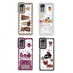 Newface Xiaomi Redmi Note 11 Kılıf Sweet Desenli Silikon Kapak - Sarı Newface Xiaomi Redmi Note 11 Kılıf Sweet Desenli Silikon Kapak - Sarı