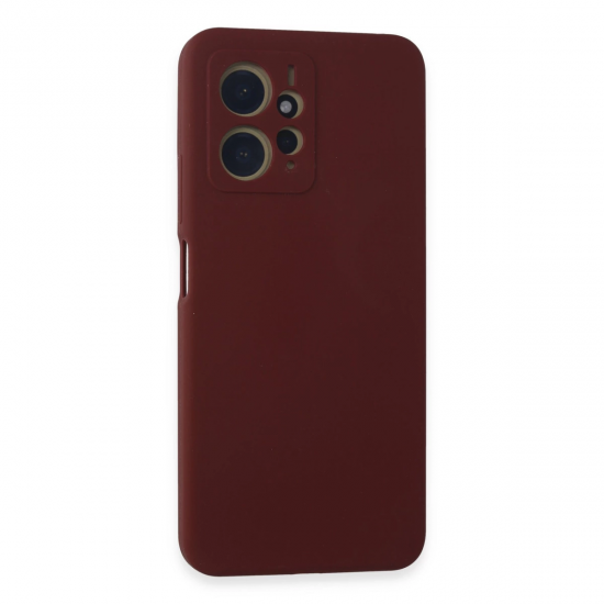 Newface Xiaomi Redmi Note 12 4g Kılıf Nano İçi Kadife Silikon - Bordo