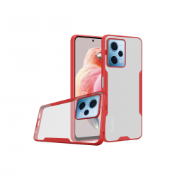 Newface Xiaomi Redmi Note 12 5g Kılıf Platin Silikon - Kırmızı