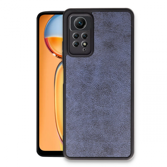 Newface Xiaomi Redmi Note 12 Pro 4g Kılıf Aras Deri Kapak - Lacivert