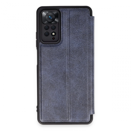 Newface Xiaomi Redmi Note 12 Pro 4g Kılıf Flip Cover - Lacivert