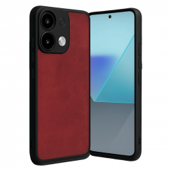 Newface Xiaomi Redmi Note 13 4g Kılıf Aras Deri Kapak - Kırmızı Newface Xiaomi Redmi Note 13 4g Kılıf Aras Deri Kapak - Kırmızı