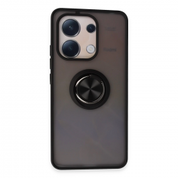 Newface Xiaomi Redmi Note 13 4g Kılıf Montreal Yüzüklü Silikon Kapak - Siyah Newface Xiaomi Redmi Note 13 4g Kılıf Montreal Yüzüklü Silikon Kapak - Siyah