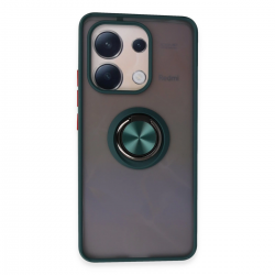 Newface Xiaomi Redmi Note 13 4g Kılıf Montreal Yüzüklü Silikon Kapak - Yeşil Newface Xiaomi Redmi Note 13 4g Kılıf Montreal Yüzüklü Silikon Kapak - Yeşil