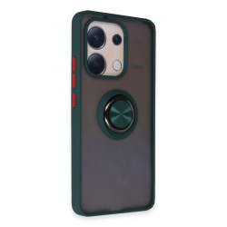 Newface Xiaomi Redmi Note 13 4g Kılıf Montreal Yüzüklü Silikon Kapak - Yeşil Newface Xiaomi Redmi Note 13 4g Kılıf Montreal Yüzüklü Silikon Kapak - Yeşil