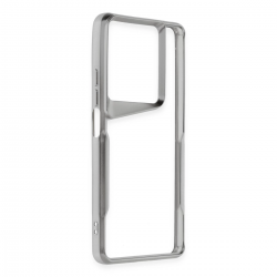 Newface Xiaomi Redmi Note 13 Pro 4g Kılıf Boyi Silikon Kapak - Gümüş