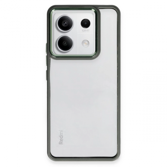 Newface Xiaomi Redmi Note 13 Pro 4g Kılıf Power Silikon - Koyu Yeşil