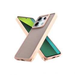 Newface Xiaomi Redmi Note 13 Pro 5g Kılıf Elegant Kapak - Pudra Newface Xiaomi Redmi Note 13 Pro 5g Kılıf Elegant Kapak - Pudra