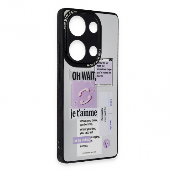 Newface Xiaomi Redmi Note 13 Pro 5g Kılıf Mirror Desenli Kapak - Mirror - 4