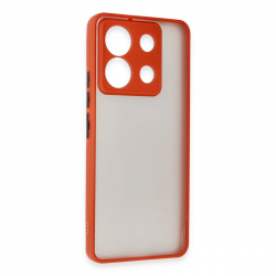 Newface Xiaomi Redmi Note 13 Pro 5g Kılıf Montreal Silikon Kapak - Kırmızı