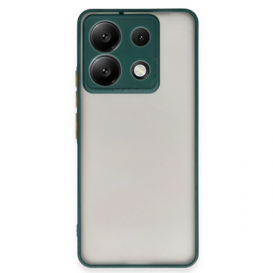 Newface Xiaomi Redmi Note 13 Pro 5g Kılıf Montreal Silikon Kapak - Yeşil