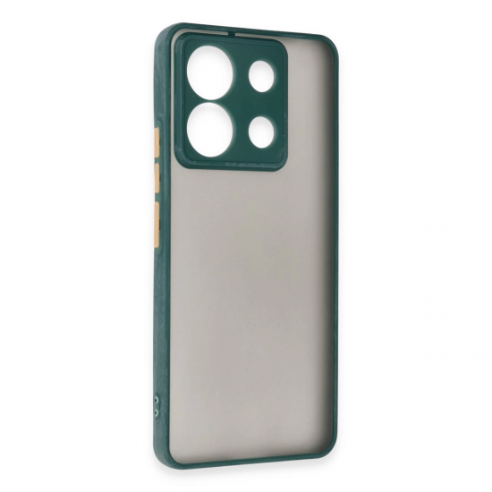 Newface Xiaomi Redmi Note 13 Pro 5g Kılıf Montreal Silikon Kapak - Yeşil