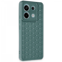 Newface Xiaomi Redmi Note 13 Pro 5g Kılıf Petek Silikon Kapak - Koyu Yeşil Newface Xiaomi Redmi Note 13 Pro 5g Kılıf Petek Silikon Kapak - Koyu Yeşil