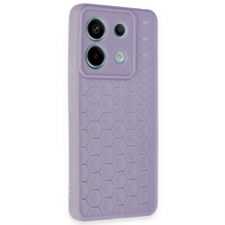 Newface Xiaomi Redmi Note 13 Pro 5g Kılıf Petek Silikon Kapak - Lila Newface Xiaomi Redmi Note 13 Pro 5g Kılıf Petek Silikon Kapak - Lila