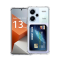 Newface Xiaomi Redmi Note 13 Pro Plus Kılıf Kart Şeffaf Silikon - Şeffaf