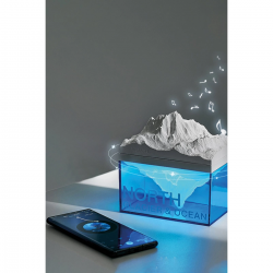 Newface Z4 Kuzey Okyanus Temalı Gece Lambası Özellikli Bt Kablosuz Hoparlör - Mavi Newface Z4 Kuzey Okyanus Temalı Gece Lambası Özellikli Bt Kablosuz Hoparlör - Mavi