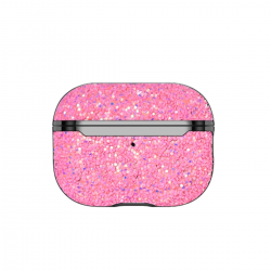 Onegif Airpods Pro 2 (2.nesil) Bright Simli Airpods Kapak - Pembe