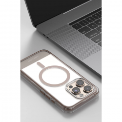 Onegif Apple İphone 15 Pro Max Hulk Magsafe Kapak - Titan Gri