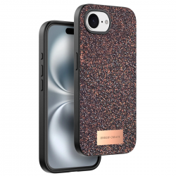 Onegif Apple İphone 16e Bright Simli Kapak - Derin Mor Onegif Apple İphone 16e Bright Simli Kapak - Derin Mor