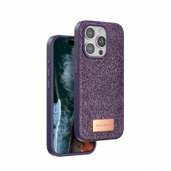 Onegif İphone 14 Pro Bright Simli Kapak - Derin Mor Onegif İphone 14 Pro Bright Simli Kapak - Derin Mor