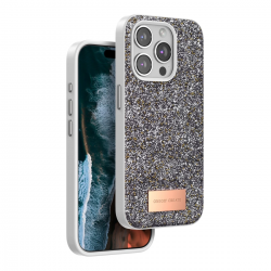 Onegif İphone 14 Pro Bright Simli Kapak - Gümüş Onegif İphone 14 Pro Bright Simli Kapak - Gümüş