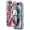 Onegif İphone 16 Flower Series Magsafe Kapak - Pembe
