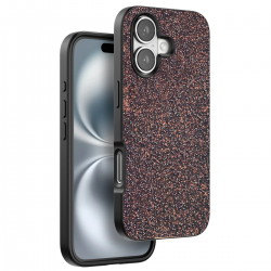 Onegif İphone 16 Plus Bright Simli Kapak - Derin Mor Onegif İphone 16 Plus Bright Simli Kapak - Derin Mor