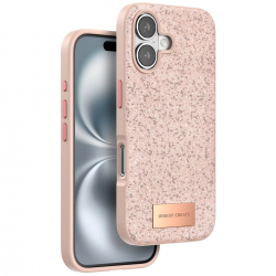 Onegif İphone 16 Plus Bright Simli Kapak - Pembe Onegif İphone 16 Plus Bright Simli Kapak - Pembe