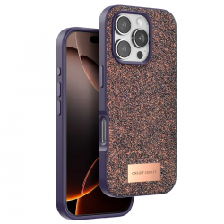 Onegif İphone 16 Pro Bright Simli Kapak - Derin Mor Onegif İphone 16 Pro Bright Simli Kapak - Derin Mor