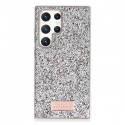 Onegif Samsung Galaxy S23 Ultra Bright Simli Kapak - Gümüş