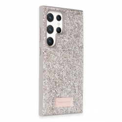 Onegif Samsung Galaxy S24 Ultra Bright Simli Kapak - Gold