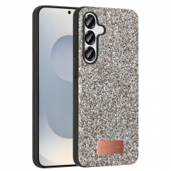 Onegif Samsung Galaxy S25 Bright Simli Kapak - Gold Onegif Samsung Galaxy S25 Bright Simli Kapak - Gold