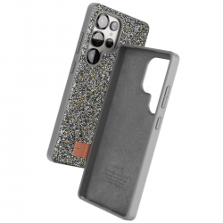 Onegif Samsung Galaxy S25 Ultra Bright Simli Kapak - Gümüş Onegif Samsung Galaxy S25 Ultra Bright Simli Kapak - Gümüş