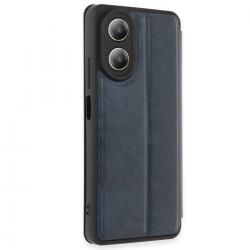 Oppo A38 Kılıf Flip Cover - Lacivert