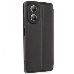 Oppo A38 Kılıf Flip Cover - Siyah