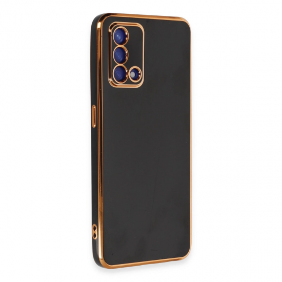 Oppo A74 4g Kılıf Volet Silikon - Siyah