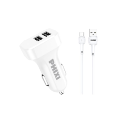 Pcc511m Basic 2.1a Çift Çıkışlı Micro Usb Kablolu Araç Şarj Cihazı Pcc511m Basic 2.1a Çift Çıkışlı Micro Usb Kablolu Araç Şarj Cihazı