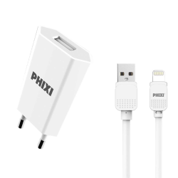 Pch201l Basic 1.1a Lightning Kablolu Şarj Cihazı Pch201l Basic 1.1a Lightning Kablolu Şarj Cihazı