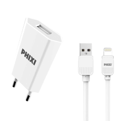 Pch201l Basic 1.1a Lightning Kablolu Şarj Cihazı Pch201l Basic 1.1a Lightning Kablolu Şarj Cihazı