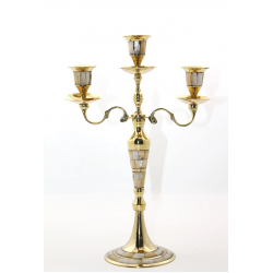 Pirinç Sedefli 3lü Şamdan 26096 Pirinç Sedefli 3lü Şamdan 26096