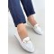 Rain Beyaz Cilt Babet Ayakkabı