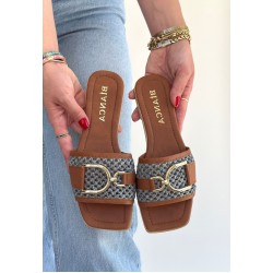 Pıer Taba Cilt Terlik Pıer Taba Cilt Terlik